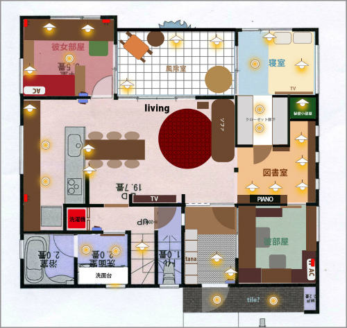 計画や見取り図